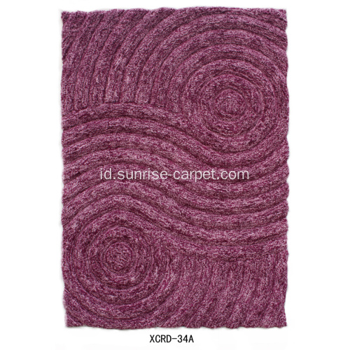 Karpet 3D Microfiber 100% Polyester